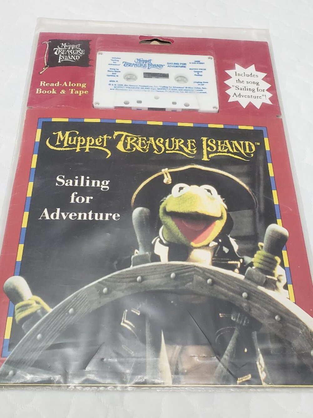 Vintage Muppet Treasure Island Book & Cassette